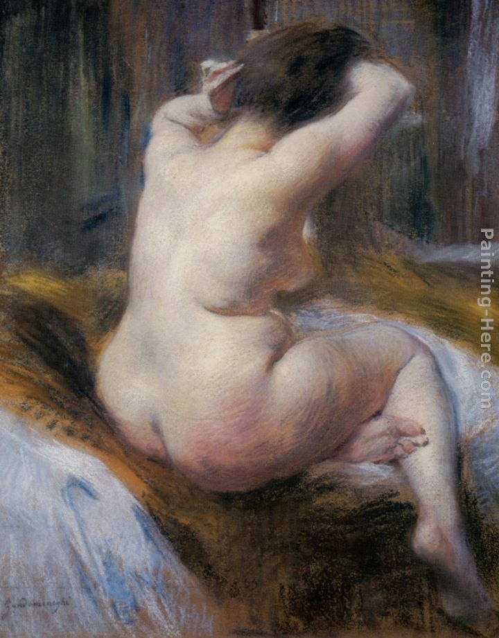 Federigo Zandomeneghi Etude de nu